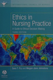 Cover of Ethics in nursing practice by Sara T. Fry