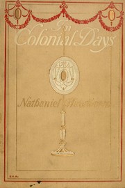 Cover of In Colonial Days by Nathaniel Hawthorne