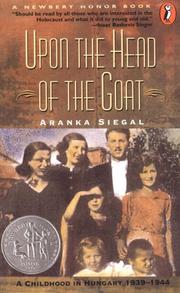 Cover of Upon the Head of the Goat by Aranka Siegal