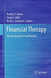 Front cover of Financial Therapy by Bradley T. Klontz