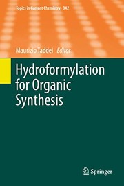 Front cover of Hydroformylation for Organic Synthesis by Maurizio Taddei