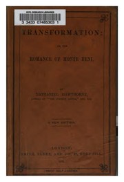 Front cover of The Marble Faun by Nathaniel Hawthorne
