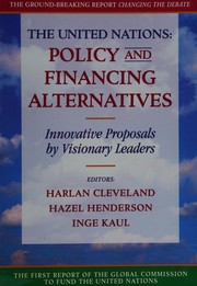 Front cover of The United Nations by Harlan Cleveland