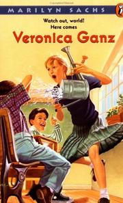 Cover of Veronica Ganz by Marilyn Sachs