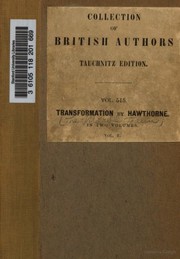 Front cover of The Marble Faun. 1/2 by Nathaniel Hawthorne