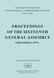Front cover of Transactions of the International Astronomical Union by Edith A. Müller