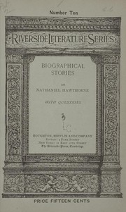 Cover of Biographical Stories by Nathaniel Hawthorne