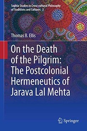 Front cover of On the Death of the Pilgrim by Thomas B Ellis