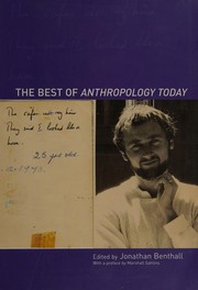 Front cover of The best of Anthropology today by Jonathan Benthall