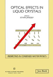 Cover of Opticals Effects in Liquid Crystals by I. Jánossy