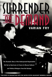 Cover of Surrender on Demand by Varian Fry