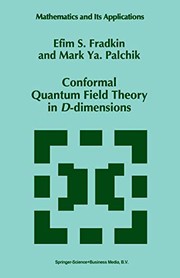 Cover of Conformal Quantum Field Theory in D-dimensions by E. S. Fradkin