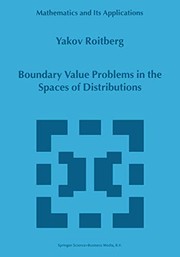 Front cover of Boundary Value Problems in the Spaces of Distributions by Y. Roitberg