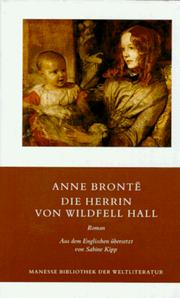 Front cover of The Tenant of Wildfell Hall by Anne Brontë