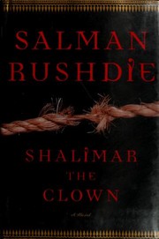 Front cover of Shalimar the Clown by Salman Rushdie