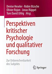 Front cover of Perspektiven kritischer Psychologie und qualitativer Forschung by Denise Heseler