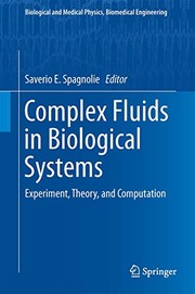 Cover of Complex Fluids in Biological Systems by Saverio E. Spagnolie