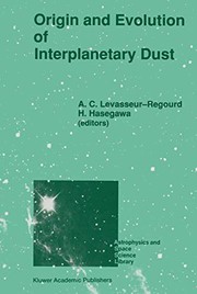 Front cover of Origin and Evolution of Interplanetary Dust by A.C. Levasseur-Regourd