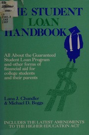 Front cover of The student loan handbook by Lana J. Chandler