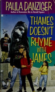 Front cover of Thames doesn't rhyme with James by Paula Danziger
