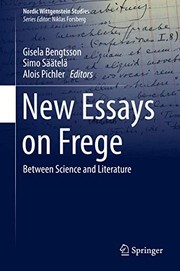 Front cover of New Essays on Frege by Gisela Bengtsson