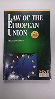 Cover of Law of the European Union by Penelope Kent