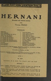 Cover of Hernani by Victor Hugo