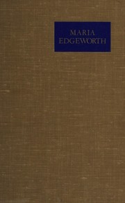 Front cover of Maria Edgeworth by P. H. Newby