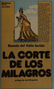 Cover of La corte de los milagros by Ramón del Valle Inclán