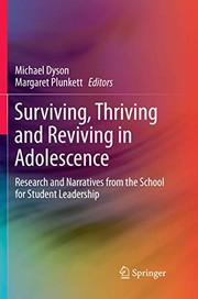 Cover of Surviving, Thriving and Reviving in Adolescence by Michael Dyson