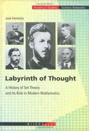 Front cover of Labyrinth of Thought by José Ferreirós Domínguez