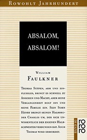 Front cover of Absalom, Absalom! by William Faulkner