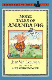 Front cover of More tales of Amanda Pig by Jean Van Leeuwen
