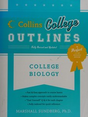 Front cover of College biology by Marshall David Sundberg