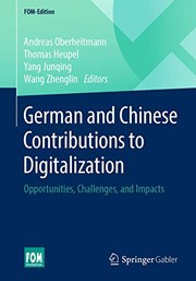 Front cover of German and Chinese Contributions to Digitalization by Andreas Oberheitmann
