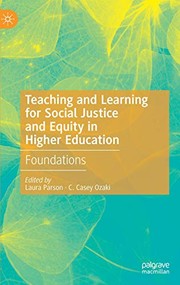 Front cover of Teaching and Learning for Social Justice and Equity in Higher Education by Laura Parson