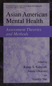Front cover of Asian American mental health by Stanley Sue