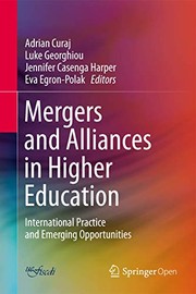 Cover of Mergers and Alliances in Higher Education by Adrian Curaj