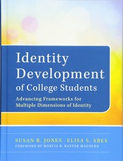 Front cover of Identity Development of College Students by Susan R. Jones