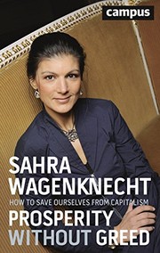Cover of Prosperity without Greed by Sahra Wagenknecht