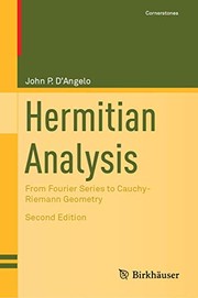 Cover of Hermitian Analysis by John P. D'Angelo