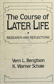 Front cover of The Course of later life by Vern L. Bengtson