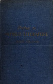 Cover of Preface to world literature by Albert Léon Guérard