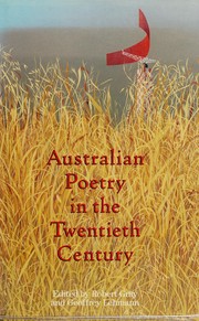 Front cover of Australian poetry in the twentieth century by Robert Gray