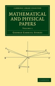 Cover of Mathematical and physical papers by George Gabriel Stokes