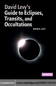 Cover of David Levy's guide to eclipses, transits, and occultations by David H. Levy