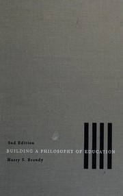 Cover of Building a philosophy of education by Harry S. Broudy