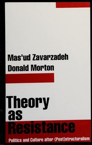 Front cover of Theory as resistance by Masʼud Zavarzadeh