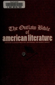 Front cover of The outlaw bible of American literature by Alan Kaufman