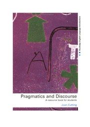 Cover of Pragmatics and Discourse by Cutting